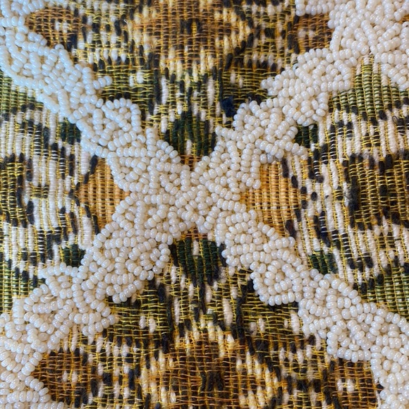 Vintage beaded tapestry handbag - Picture 2 of 7